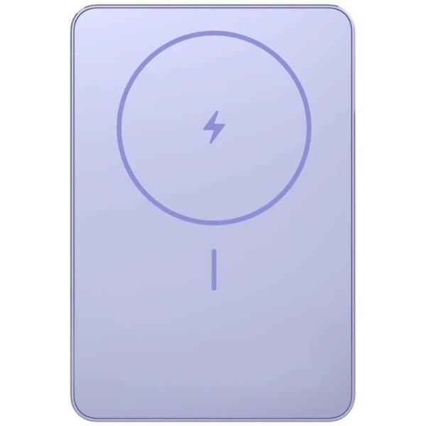 Powerbank 5000mAh Xiaomi Super Slim Magnetic Power Bank 5000/ Wireless/ Púrpura/ Incluye Cable USB Tipo-C 6932554473853  XIA-BAT SP SL MAG PB 5000PUR