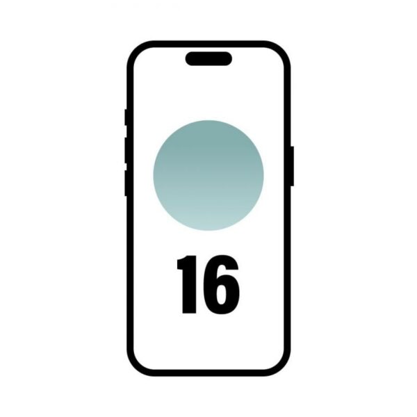 Smartphone Apple iPhone 16 128GB/ 6.1"/ 5G/ Verde Azulado 195949822612 MYED3QL/A APL-IPHONE MYED3QL/A