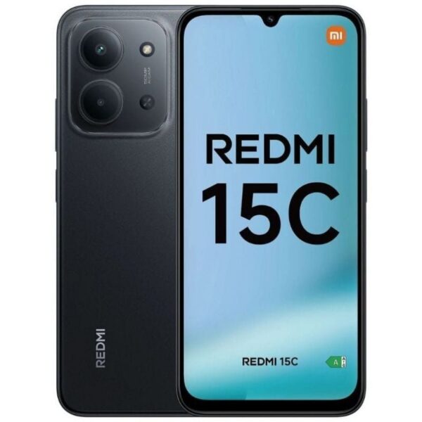 Smartphone Xiaomi Redmi 15C 8GB/ 256GB/ 6.9"/ Negro 6932554444884 XIA-SP REDMI 15C 8-256 BK
