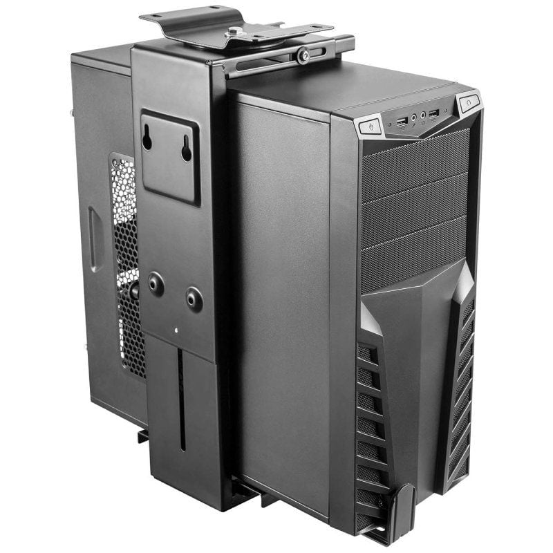 Soporte Bajo Mesa/de Pared Aisens MPC04-203 para PC/ Antirrobo/ hasta 10kg - Imagen 3