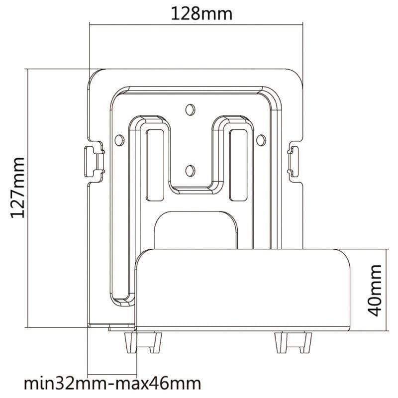 Soporte Universal Aisens MPC02-155 para Router, MiniPC/ hasta 2kg - Imagen 4