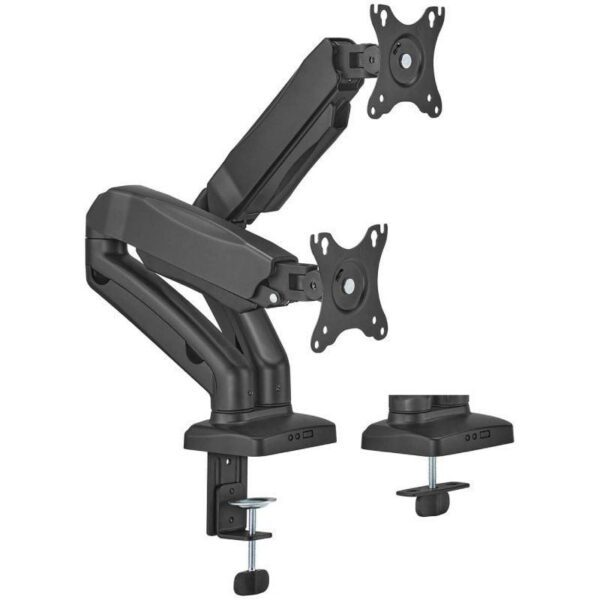 Soporte de Mesa con Contrapeso para 2 Monitores o TV Aisens DT32TSR-221/Giratorio/ Inclinable/ hasta 9kg 8436574709766 DT32TSR-221 AIS-SOPORTE DT32TSR-221