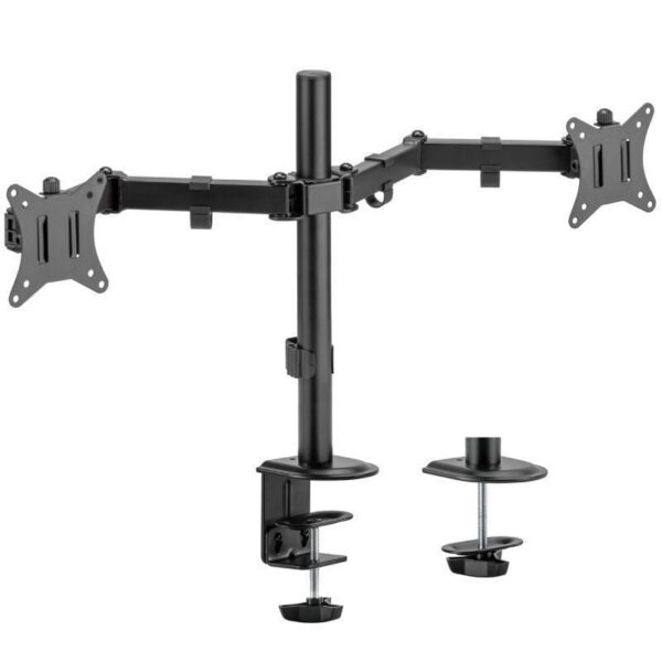 Soporte de Mesa para 2 Monitores o TV Aisens DT32TSR-149/ Giratorio/ Inclinable/ hasta 9kg 8436574708554 DT32TSR-149 AIS-SOPORTE DT32TSR-149