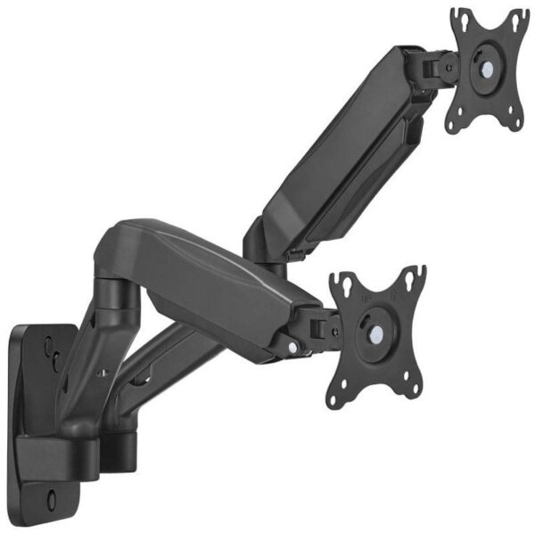 Soporte de Pared para 2 Monitores o TV Aisens WT32TSR-225/ Giratorio/ Inclinable/ hasta 9kg 8436574709742 WT32TSR-225 AIS-SOPORTE WT32TSR-225