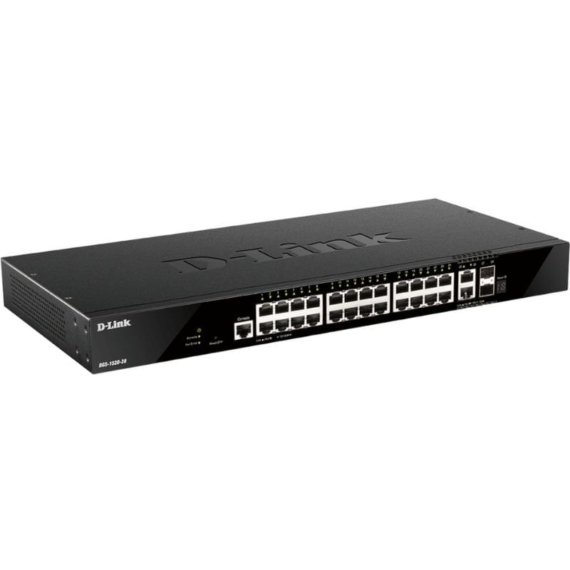 Switch Gestionable D-Link DGS-1520-28/E 24 Puertos/ RJ-45 10/100/1000/ SFP - Imagen 2