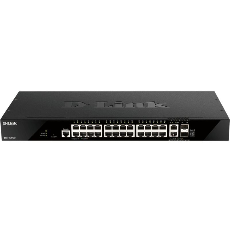 Switch Gestionable D-Link DGS-1520-28/E 24 Puertos/ RJ-45 10/100/1000/ SFP 790069472015 DGS-1520-28/E DLK-SWITCH DGS-1520-28 E