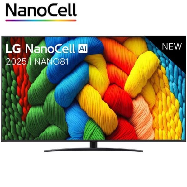 Televisor LG NanoCell 65NANO81A6A 65"/ Ultra HD 4K/ Smart TV/ WiFi 8806096360286 65NANO81A6A.AEU LGE-TV 65NANO81A6A