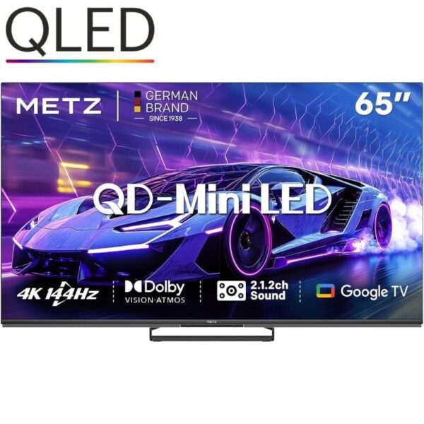 Televisor Metz QLED-MiniLED 65MNE8000Z 65"/ Ultra HD 4K/ Smart TV/ WiFi 4057313024472 65MNE8000Z METZ-TV 65MNE8000Z