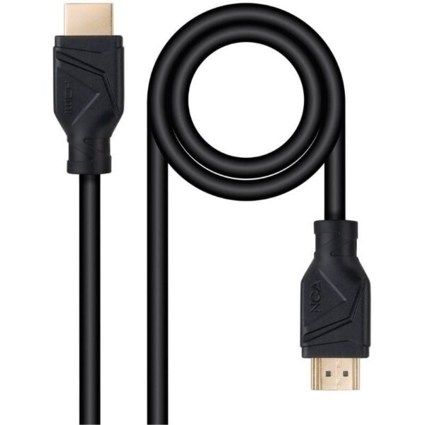 Cable HDMI 2.1 8K Nanocable 10.15.8301/ HDMI Macho - HDMI Macho/ 1m/ Negro 8433281016750 10.15.8301 NAN-CAB 10 15 8301