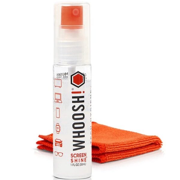 Kit Limpiador de Pantallas Whoosh Kit Go WSH002/ Spray 30ml + Paño Microfibra 837296000045 WSH002 WHOS-SPRAY WSH002