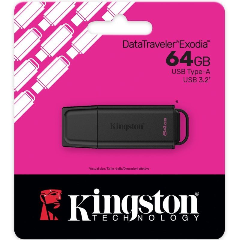 Pendrive 64GB Kingston DataTraveler Exodia Gen2 USB 3.2 - Imagen 4