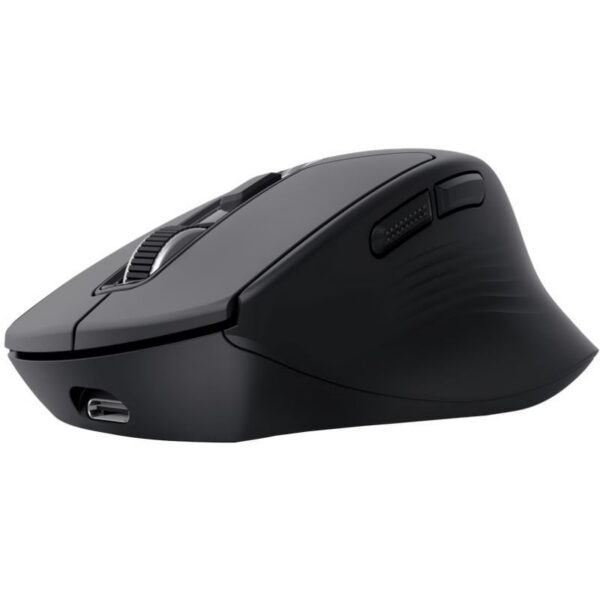 Ratón Inalámbrico Trust Niven Confort 26021/ Batería  recargable/ Hasta 3200 DPI/ Negro 8713439260212 26021 TRU-MOU NIVEN CONF BK