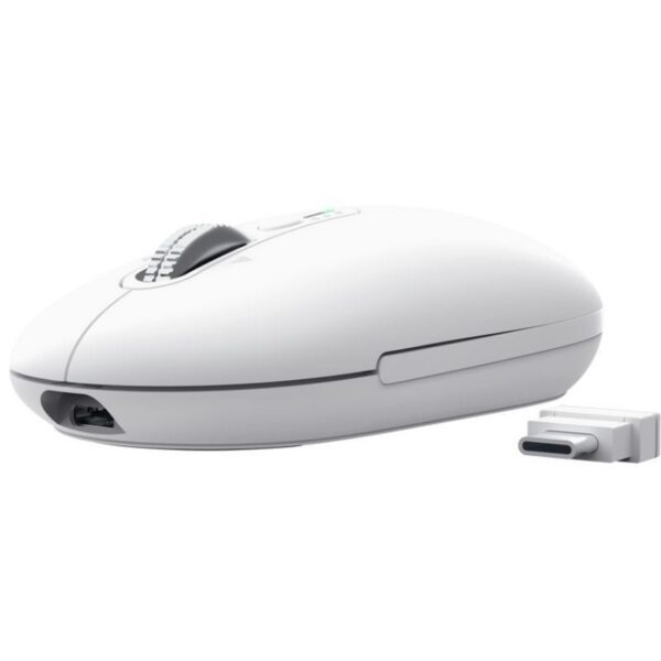 Ratón Inalámbrico Trust Seron 26019/ Batería recargable/ Hasta 3200 DPI/ Blanco 8713439260199 26019 TRU-MOU SERON HYP WH