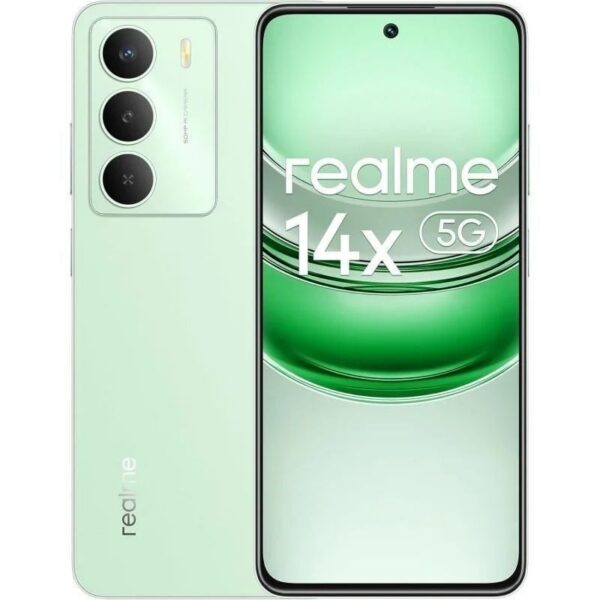 Smartphone Realme 14X 8GB/ 256GB/ 6.74"/ 5G/ Verde 6941764455481 631011004936 REAL-SP 14X 5G 8-256 GREE
