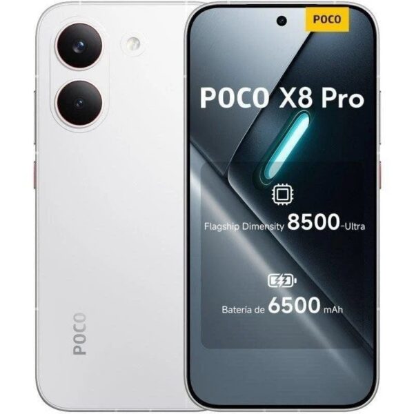 Smartphone Xiaomi POCO X8 Pro 8GB/ 512GB/ 6.59"/ 5G/ Blanco 6932554412555 MZB0NVTEU XIA-SP POCO X8P 5G 8-512 WH