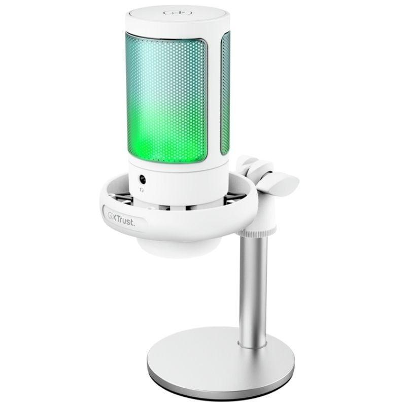 Micrófono Gaming Trust Gaming GXT 238 Auron 26082/ USB/ Blanco - Imagen 2
