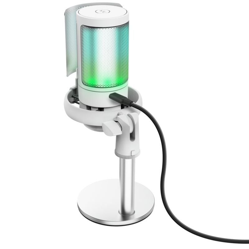 Micrófono Gaming Trust Gaming GXT 238 Auron 26082/ USB/ Blanco - Imagen 3